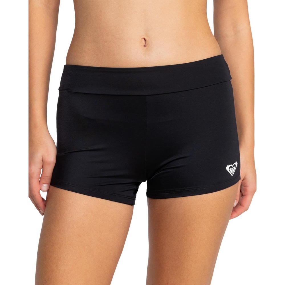 NWT Roxy Tummy Control Swim Boardshorts Beach Volleyball Onyx Black Small